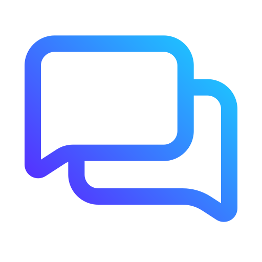 live-chat Generic gradient outline icon