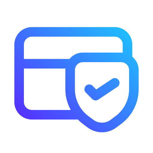 Payment protection Generic gradient outline icon