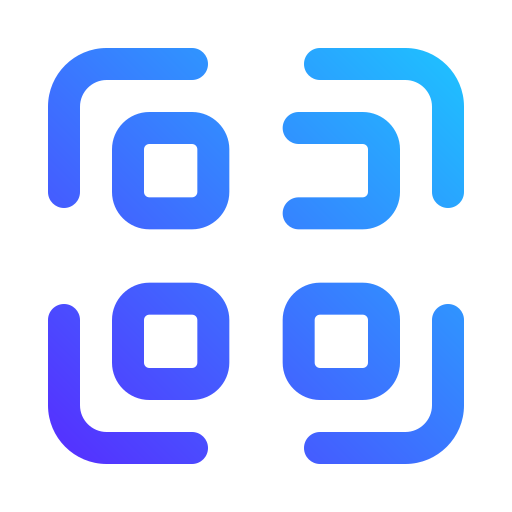 qr-code scannen Generic gradient outline icoon