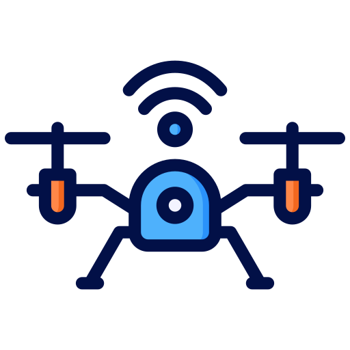 Smart drone Generic color lineal-color icon