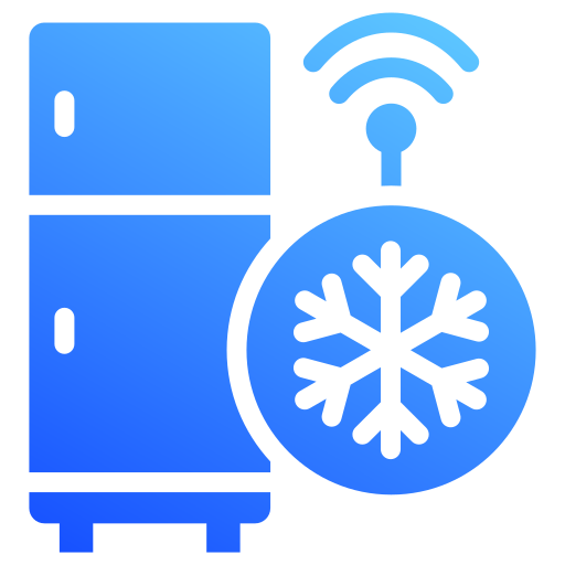 Smart refrigerator Generic gradient fill icon