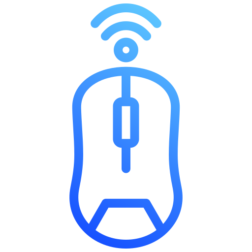 Wireless mouse Generic gradient outline icon