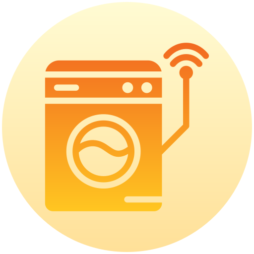 Smart washing machine Generic gradient fill icon