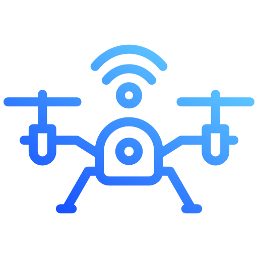 Smart drone Generic gradient outline icon