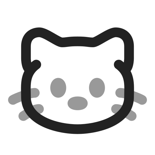 gato Generic color outline icono