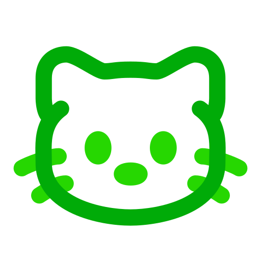 gatto Generic color outline icona