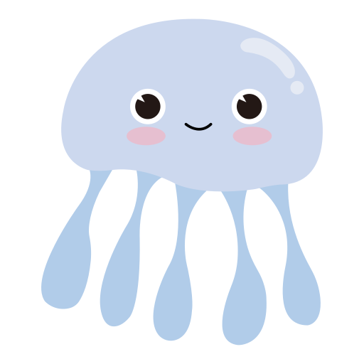 Jellyfish Generic color fill icon