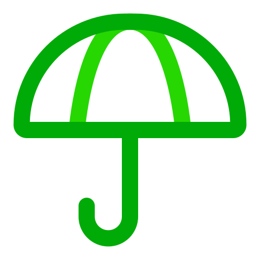 Зонтик Generic color outline иконка