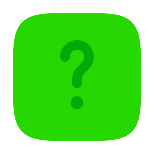 Question Generic color fill icon