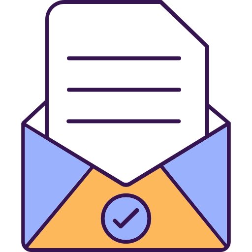 apri e-mail Generic color lineal-color icona