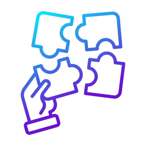 puzzle stücke Generic gradient outline icon