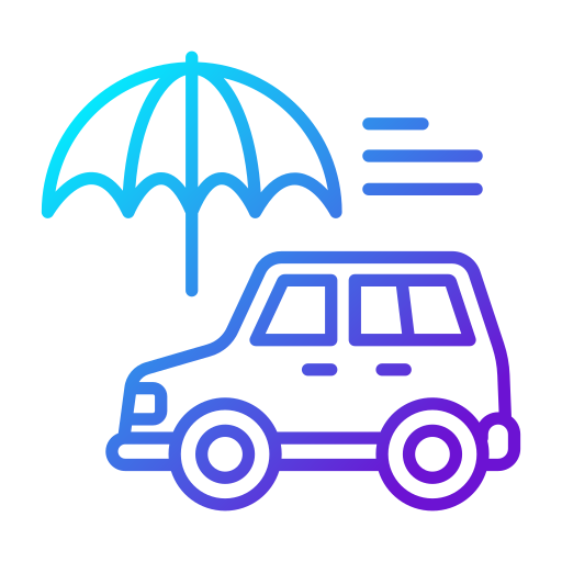 assicurazione auto Generic gradient outline icona