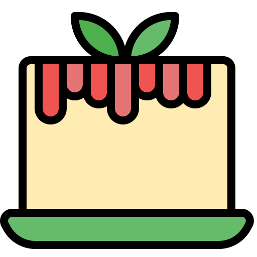 チーズケーキ Generic color lineal-color icon