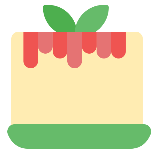 チーズケーキ Generic color fill icon