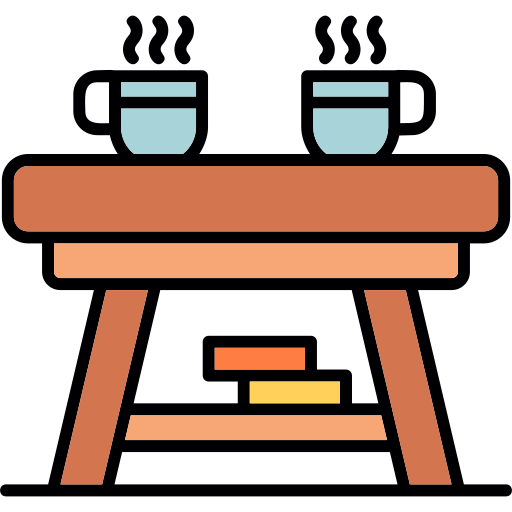 커피 테이블 Generic color lineal-color icon