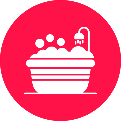 Bathtub Generic color fill icon