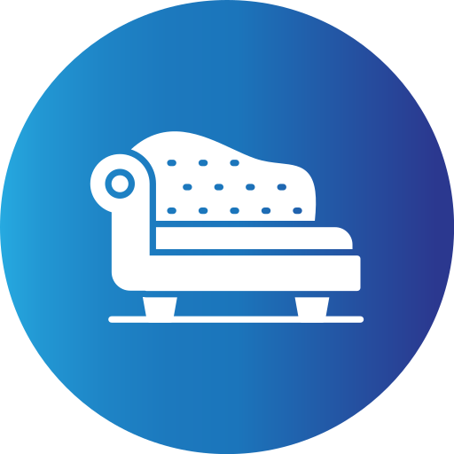 Chaise longue Generic gradient fill icon