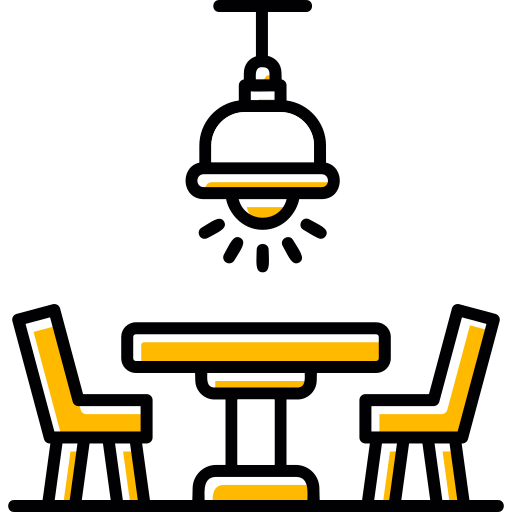 stół jadalny Generic color lineal-color ikona