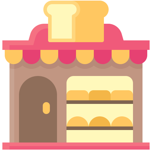 Bakery shop Generic color fill icon