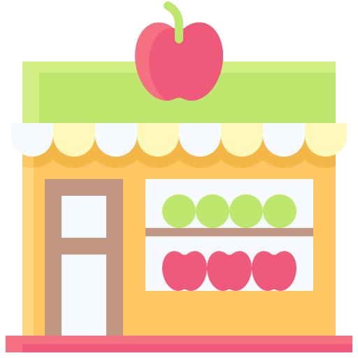 果物店 Generic color fill icon