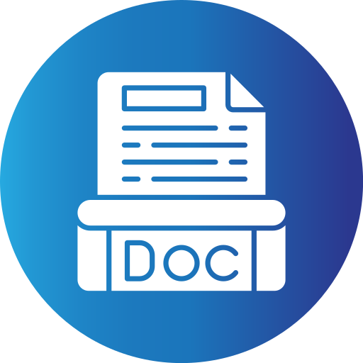 doc-dateiformat Generic gradient fill icon