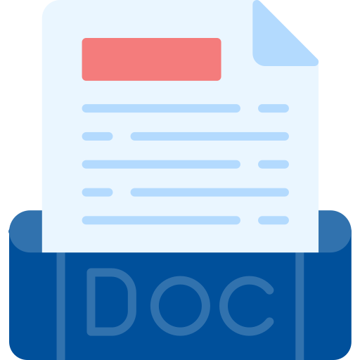 formato de archivo de documento Generic color fill icono