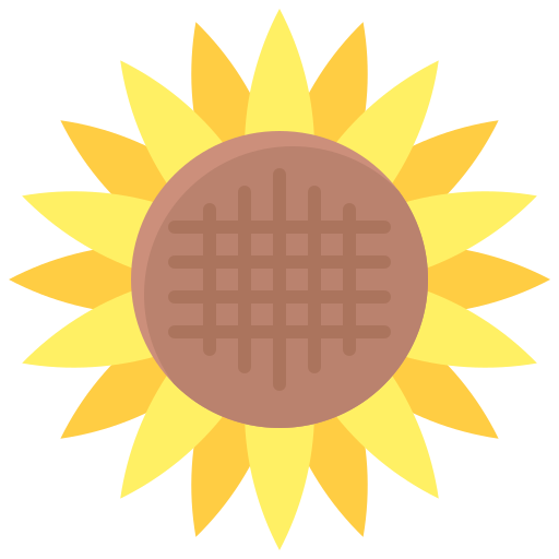 Sunflower Generic color fill icon