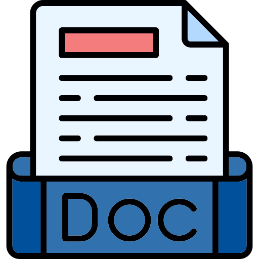 formato de archivo de documento Generic color lineal-color icono