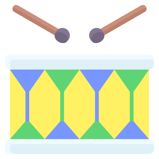 tambouriner Generic color fill Icône