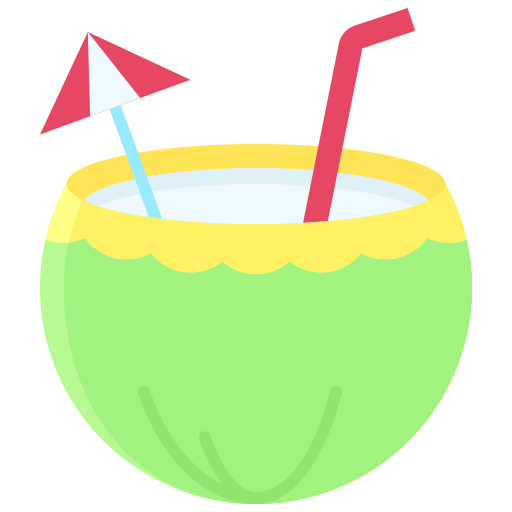 orzech kokosowy Generic color fill ikona