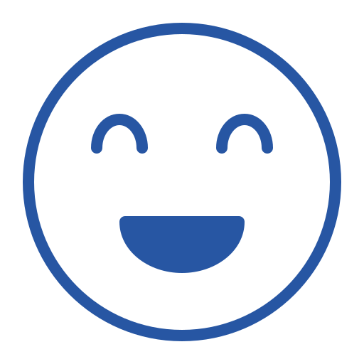 szczęśliwa twarz Generic color fill ikona