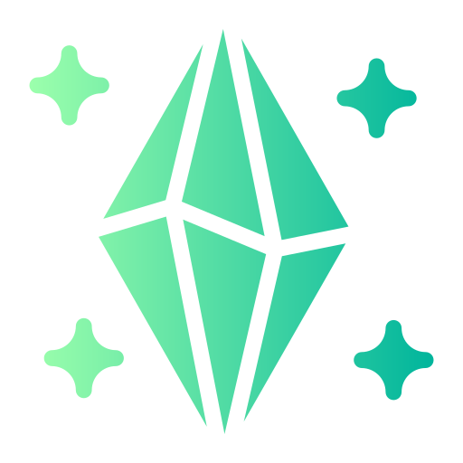 Crystal Generic gradient fill icon