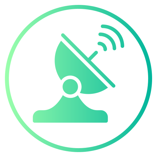 Satellite dish Generic gradient fill icon