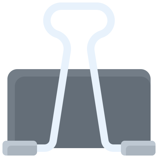 binder-clip Generic color fill icon