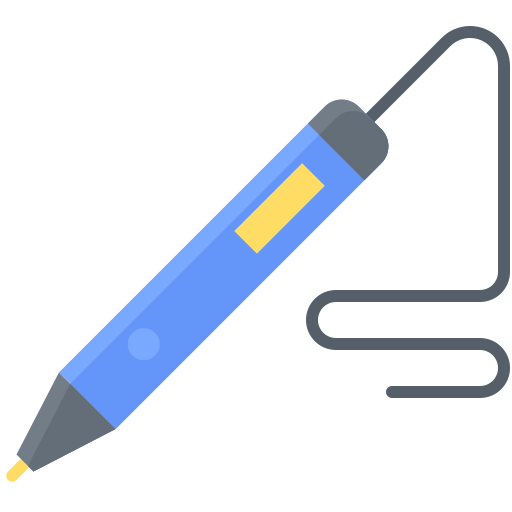 3d pen Generic color fill icon