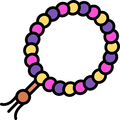 Beads Generic color lineal-color icon