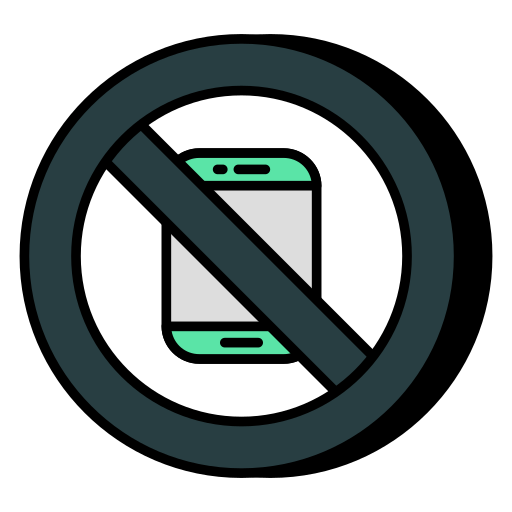 No mobile Generic color lineal-color icon