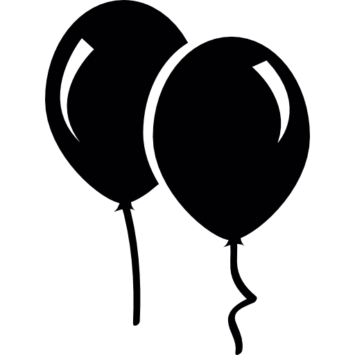 Floating balloons  icon