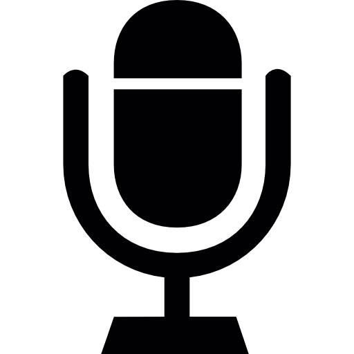 microfone vintage  Ícone
