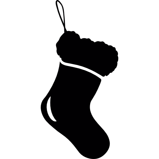calcetín de navidad  icono