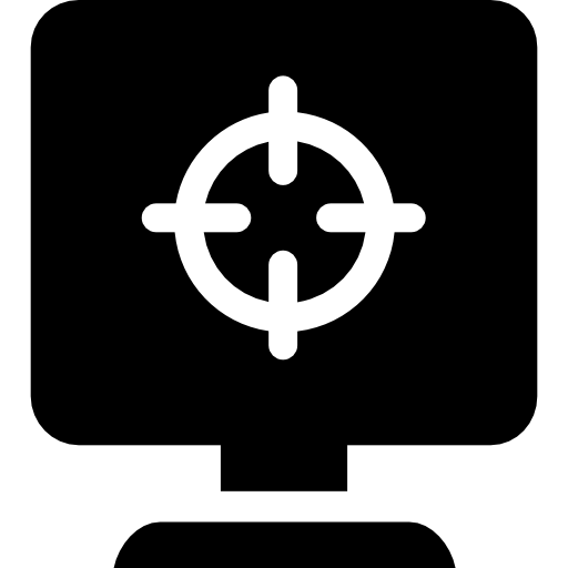 zhakowany komputer  ikona