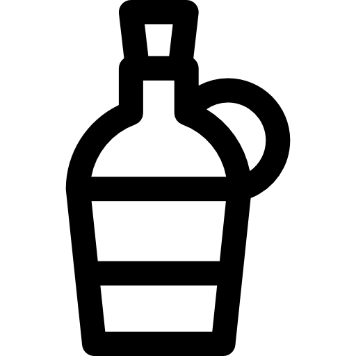 stara butelka Basic Rounded Lineal ikona