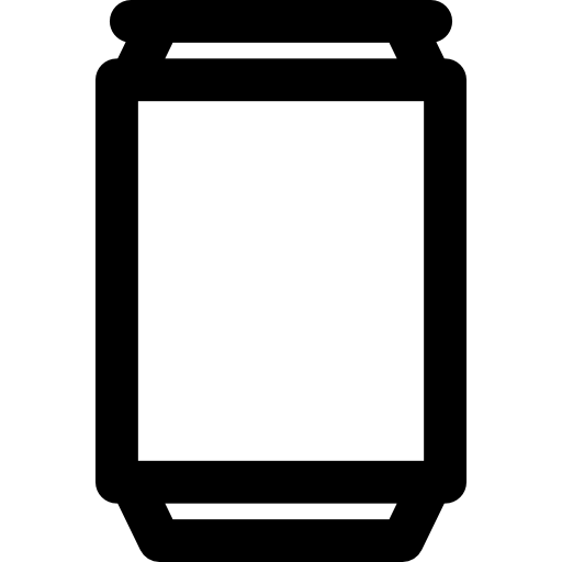 lattina per bevande Basic Rounded Lineal icona
