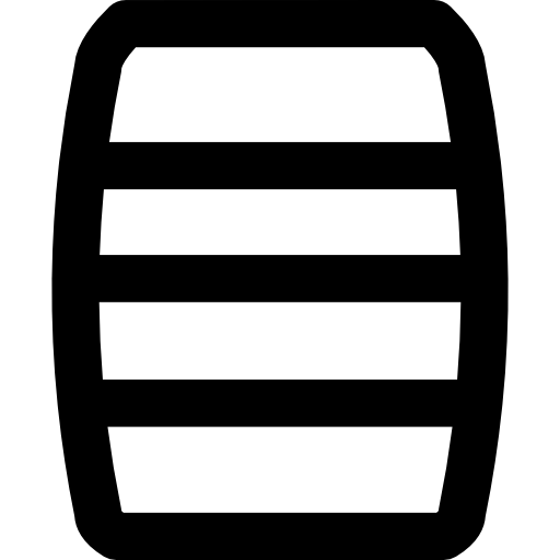 fusto Basic Rounded Lineal icona