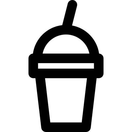 mrożony napój Basic Rounded Lineal ikona