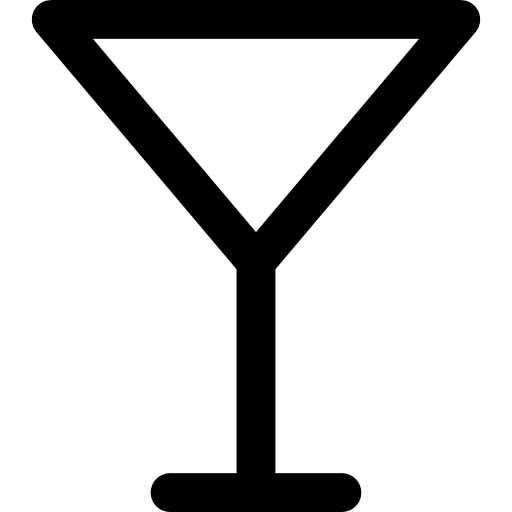 kieliszek do martini Basic Rounded Lineal ikona