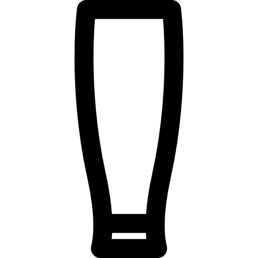 kufel szklany Basic Rounded Lineal ikona