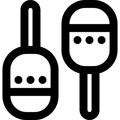 マラカス Curved Lineal icon