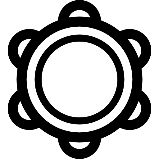 タンバリン Curved Lineal icon
