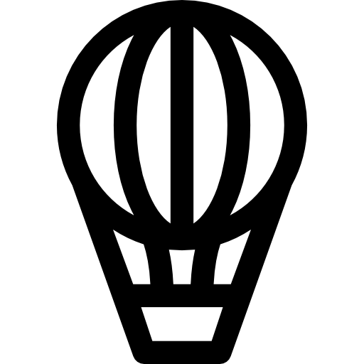 Воздушный шар Curved Lineal иконка